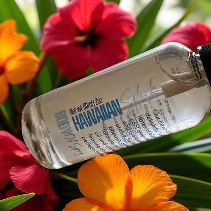 Hawaiian Vibes Body Oil Spray 2oz -4 Pack Bundle