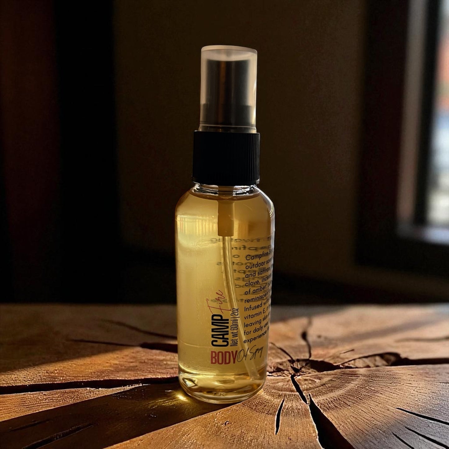 Brave & Wild Men's Body Oil Spray 2oz- 4 Pack Bundle
