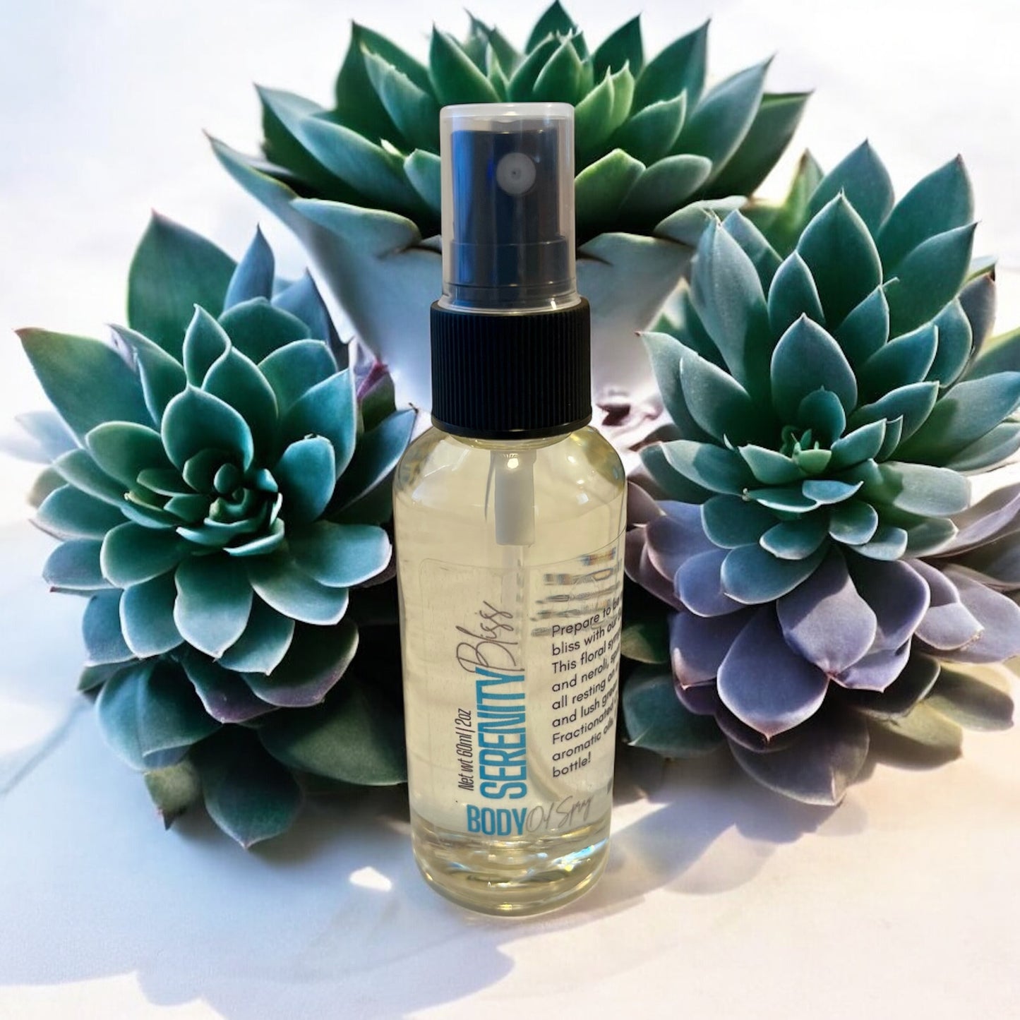 Soft Floral Body Oil Spray 2oz- 4 Pack Bundle