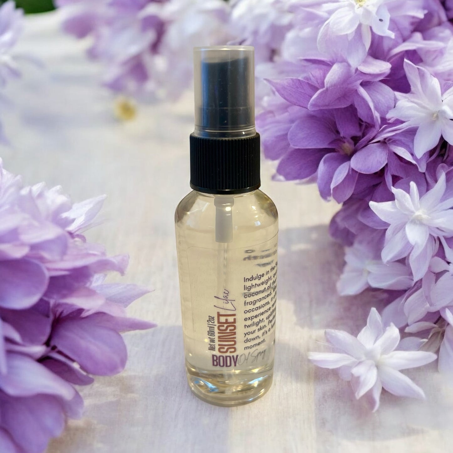 Soft Floral Body Oil Spray 2oz- 4 Pack Bundle