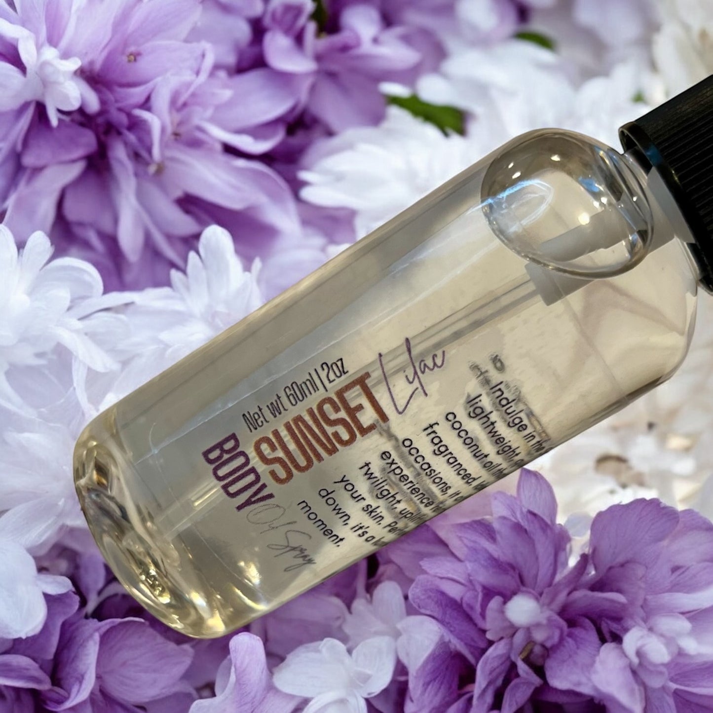 Soft Floral Body Oil Spray 2oz- 4 Pack Bundle