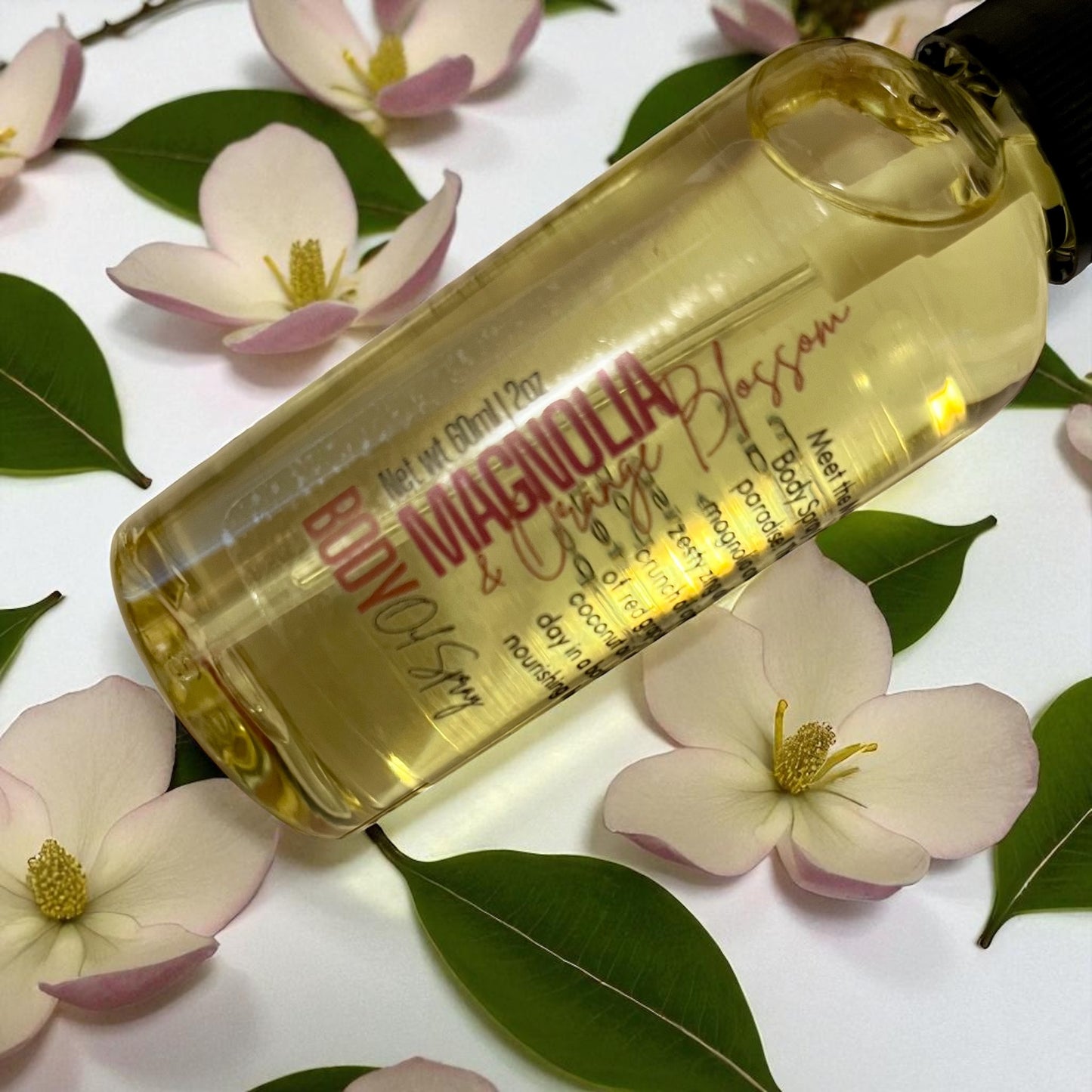 Soft Floral Body Oil Spray 2oz- 4 Pack Bundle