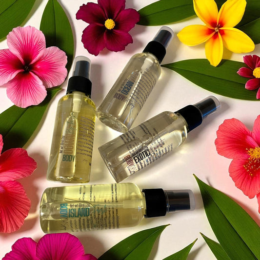 Seaside Body Oil Spray 2oz-4 Pack Bundle