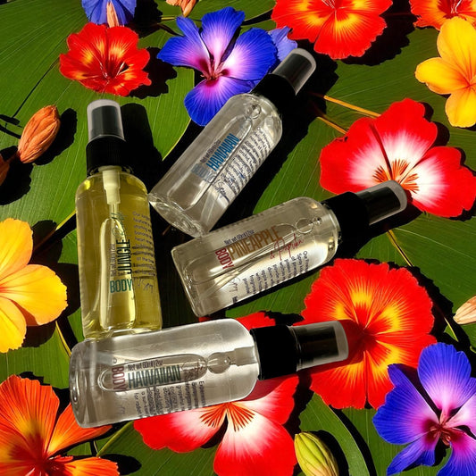 Hawaiian Vibes Body Oil Spray 2oz -4 Pack Bundle