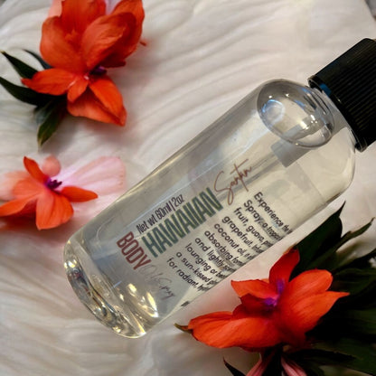 Hawaiian Vibes Body Oil Spray 2oz -4 Pack Bundle