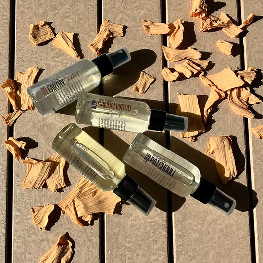 Woodsy Vibes Body Oil Spray 2oz - 4 Pack Bundle