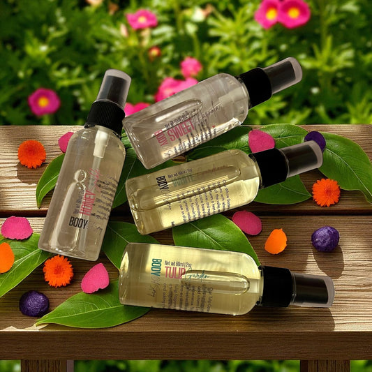 In the Garden Body Oil Spray 4 Pack Bundle