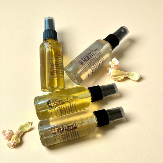 Vanilla Sweets Blend Body Oil Spray 4 Pack Bundle