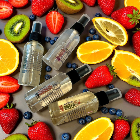 Fruity Melody Body Oil Spray 4-Pack Bundle