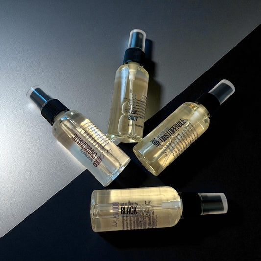 Be Cool Men’s Body Oil Spray 4-Pack Bundle