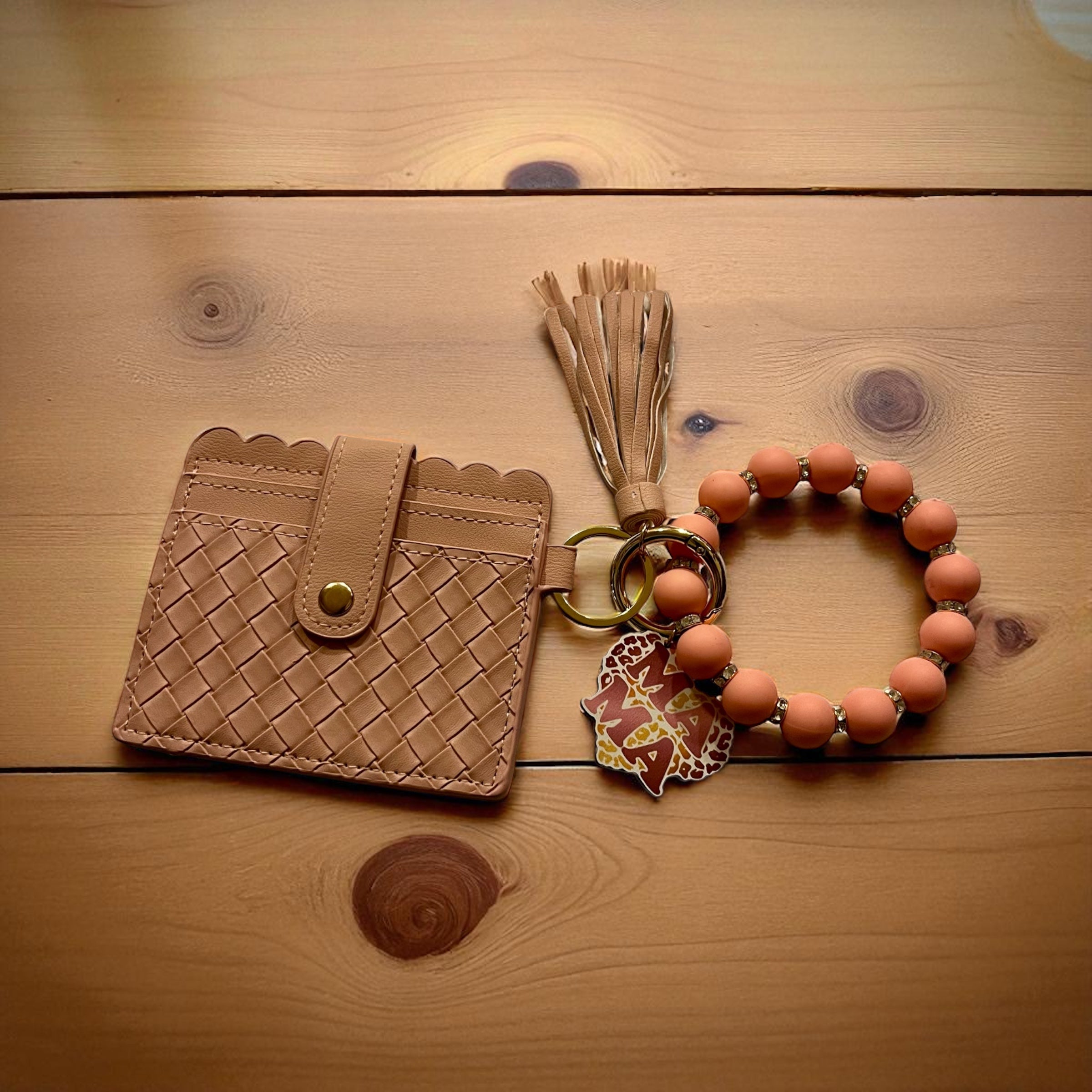 Women's Stripe Silica Gel Lock Clasp Card Holders