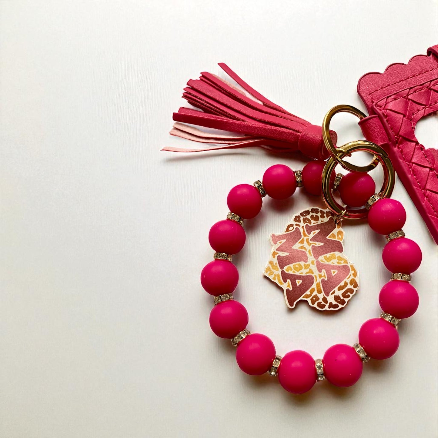 Women's Stripe Silica Gel Lock Clasp Card Holders