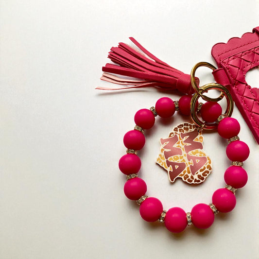 Women's Stripe Silica Gel Lock Clasp Card Holders