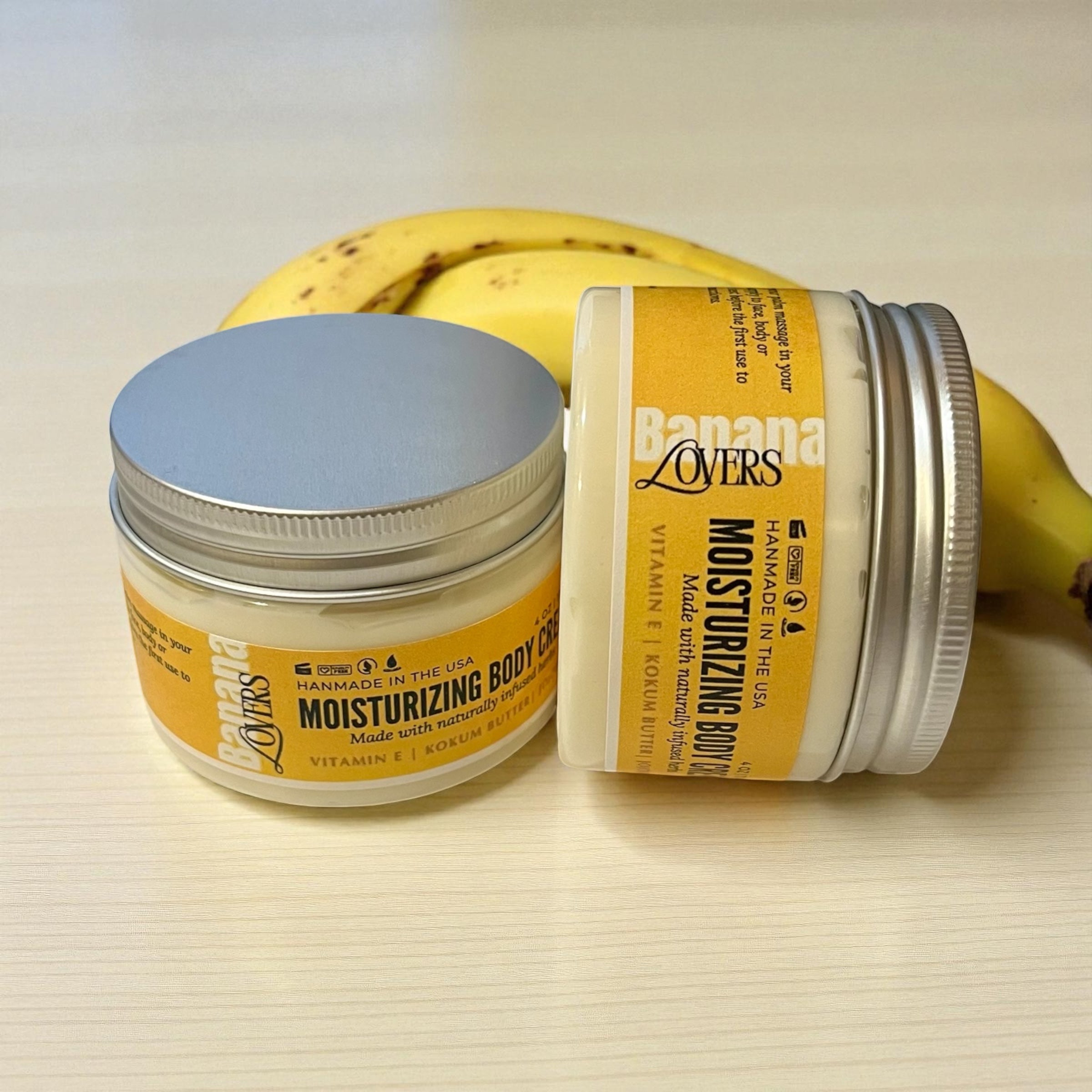 Banana Lovers Body Cream 4oz - New Formula