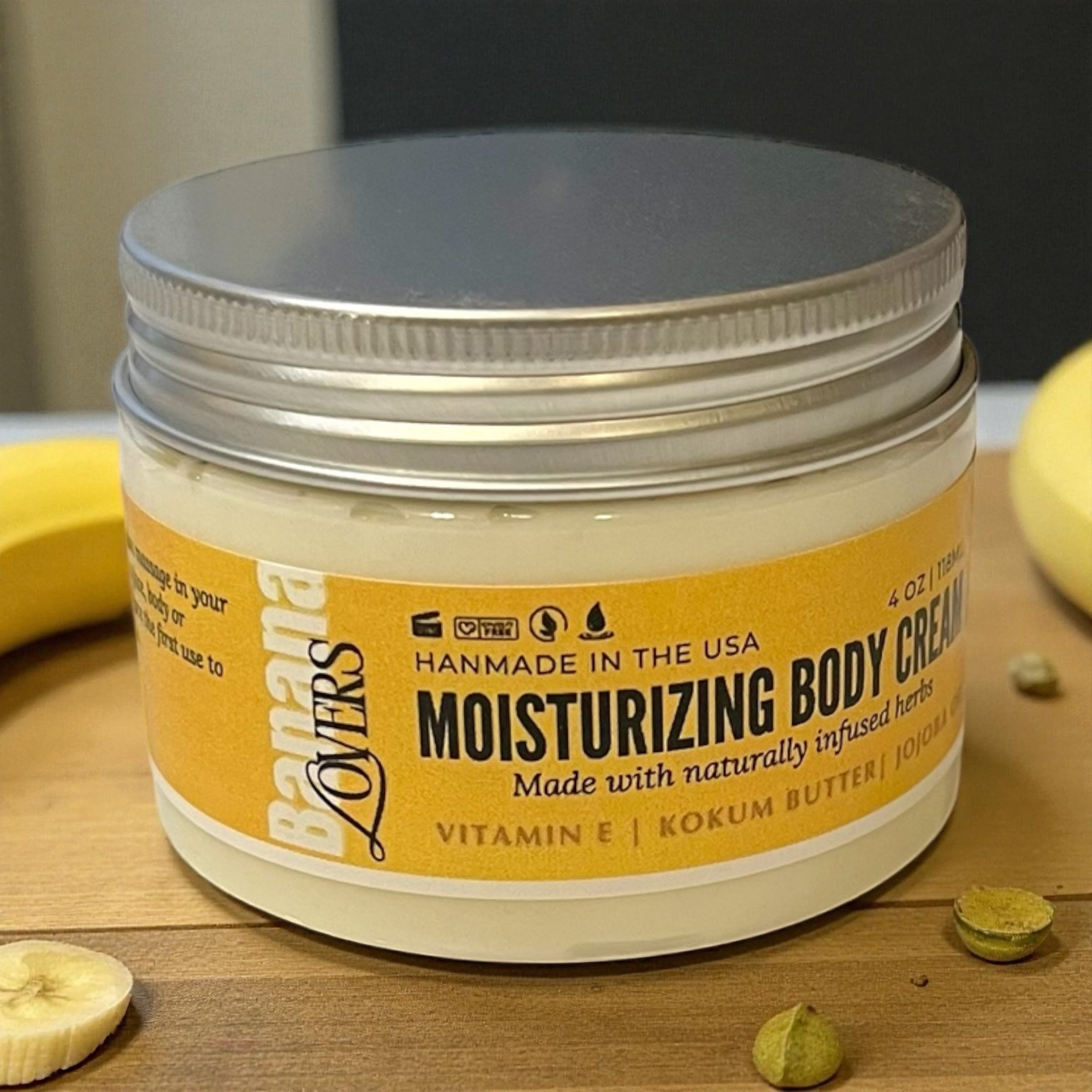 Banana Lovers Body Cream 4oz - New Formula
