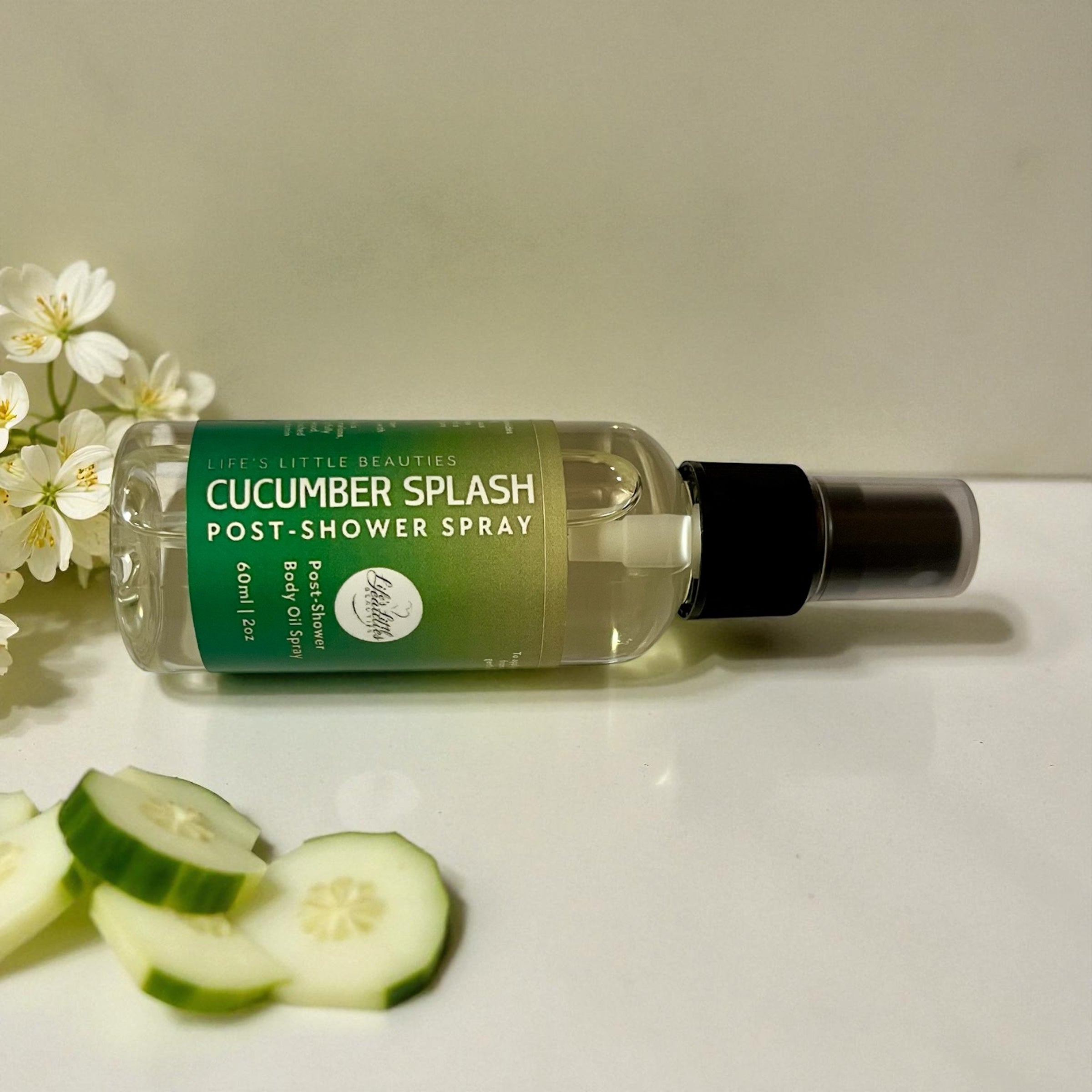 Body Oil Spray: Cucumber and Aloe Refreshment (60ml/2oz)