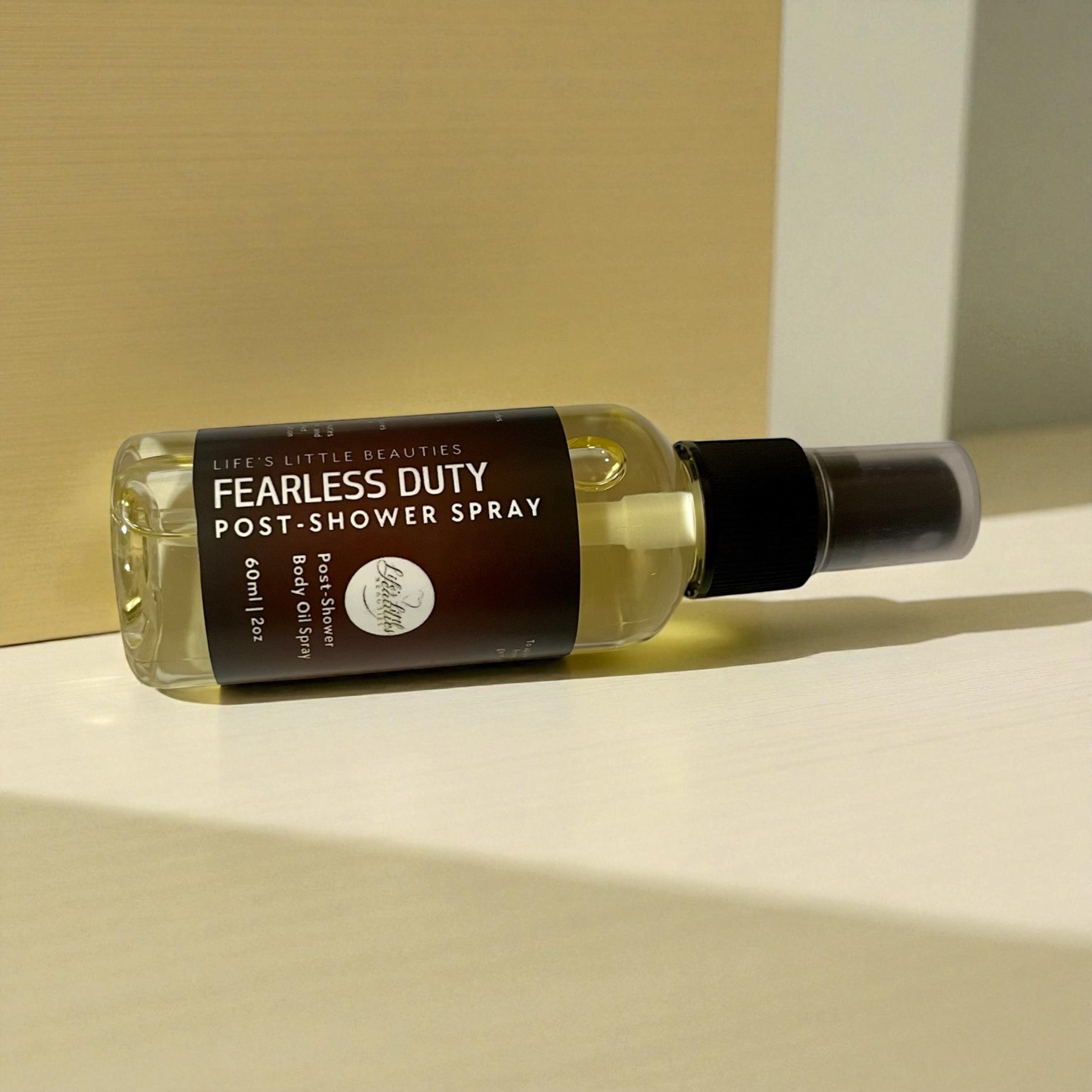 Fearless Duty Body Oil Spray (Japanese Grapefruit, Bergamot, Peppermint, 2oz)