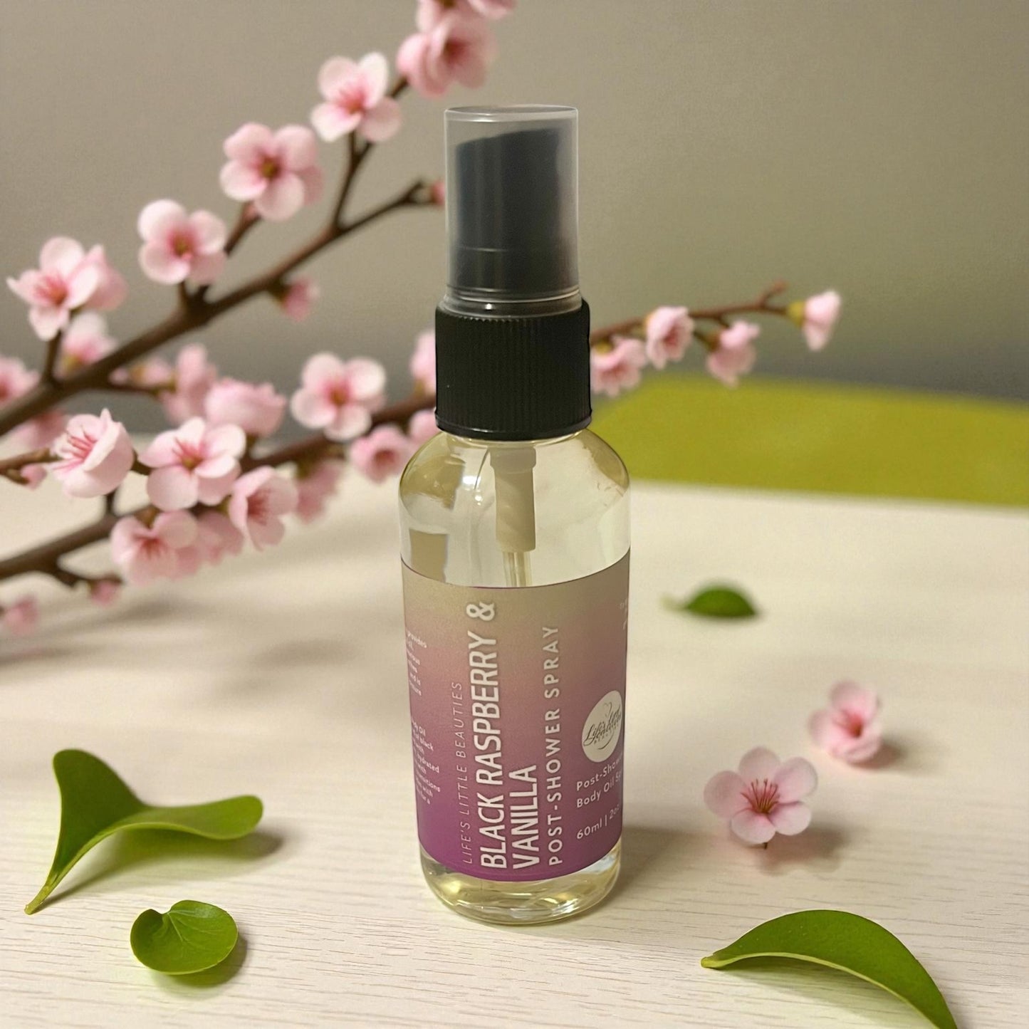 Post-Shower | Black Raspberry & Vanilla Body Oil Spray - 60ml/2oz