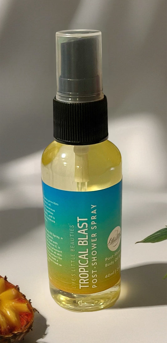 Post-Shower | Tropical Blast Body Oil Spray - 60ml/2oz