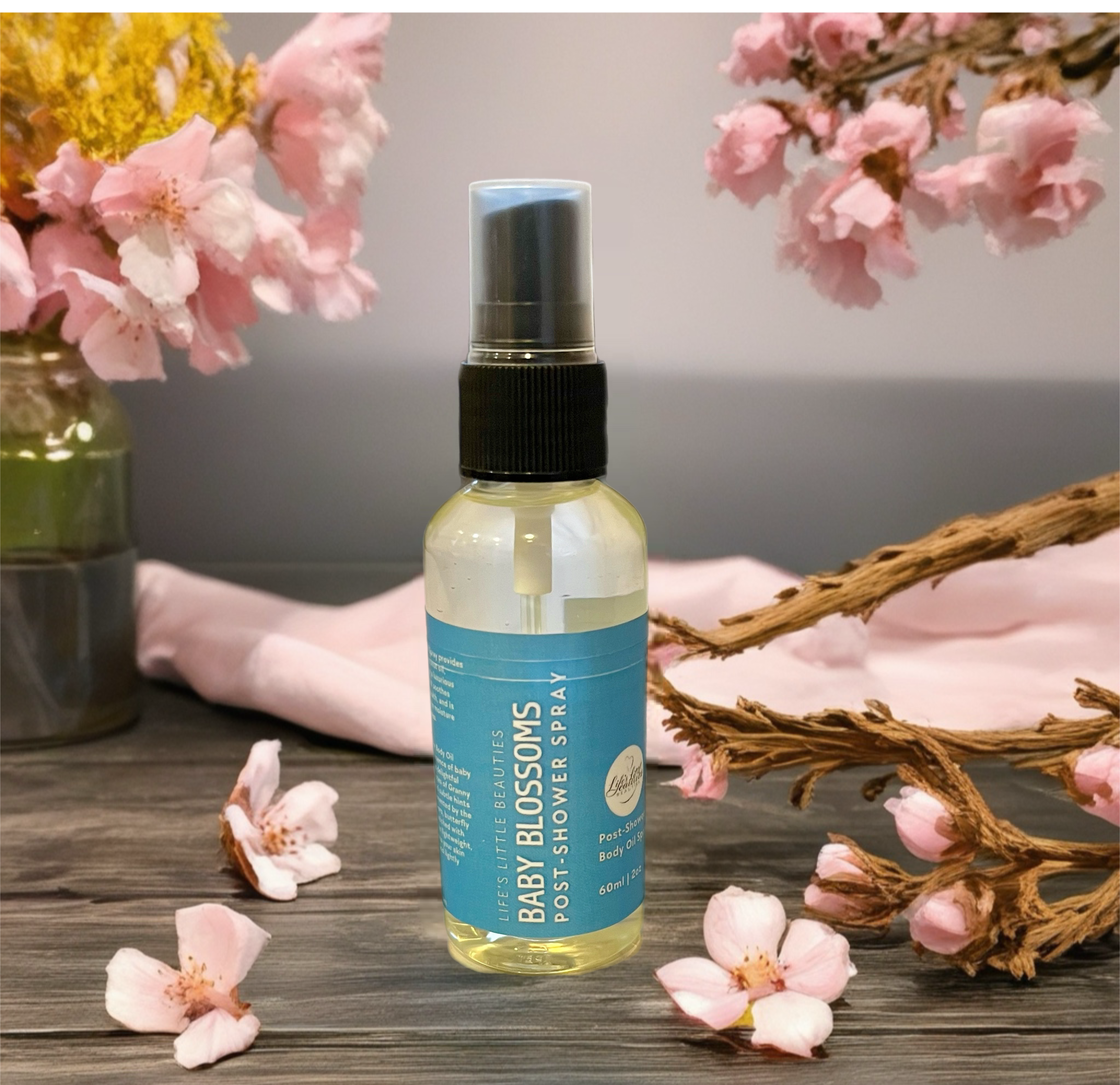 Baby Blossom Post-Shower Body Oil Spray - 60ml/2oz