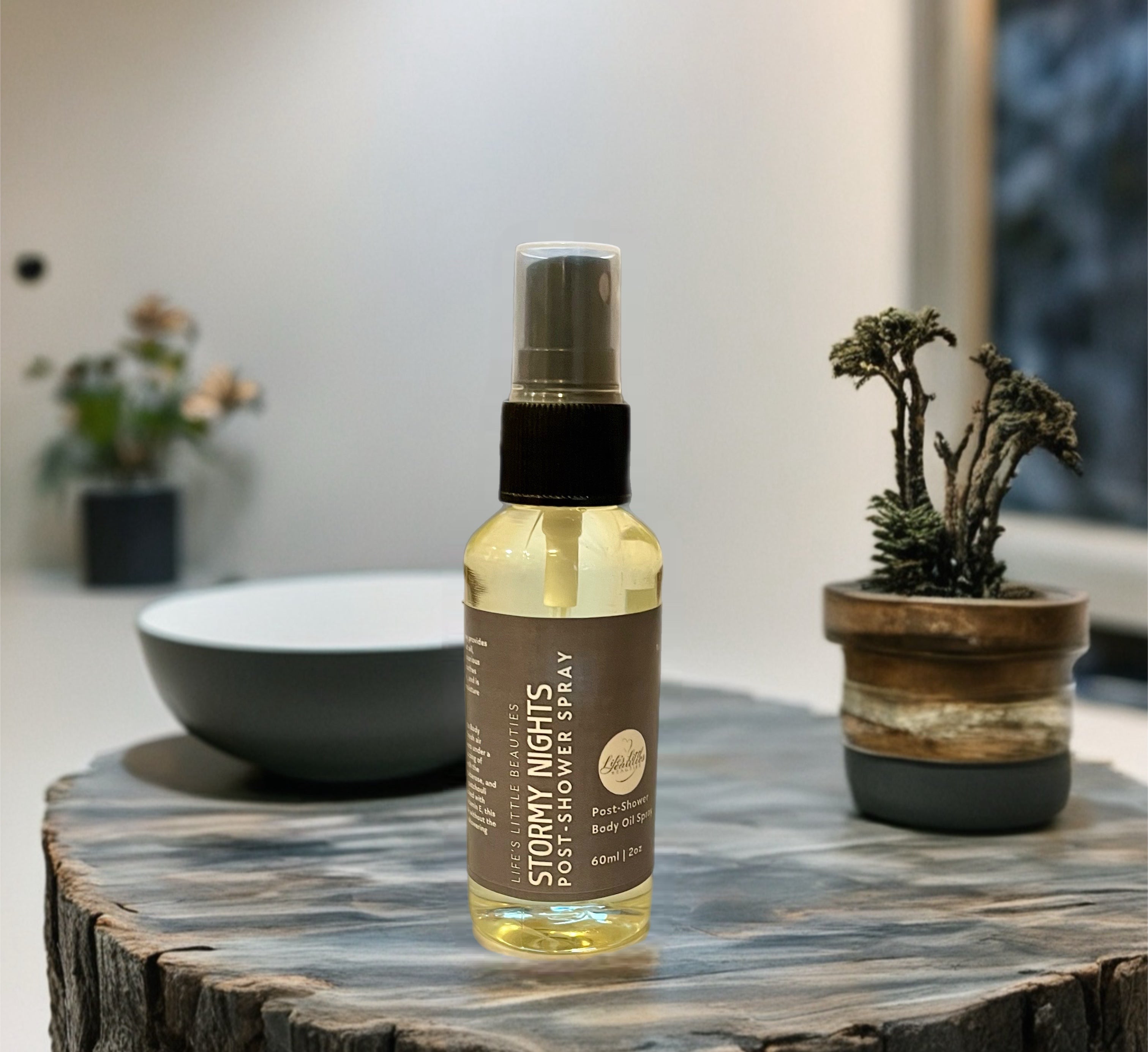 Stormy Nights Body Oil Spray - Soft, Silky, Fresh Scent