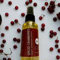 Post-Shower | Spiced Cranberries Body Oil Spray - 60ml/2oz