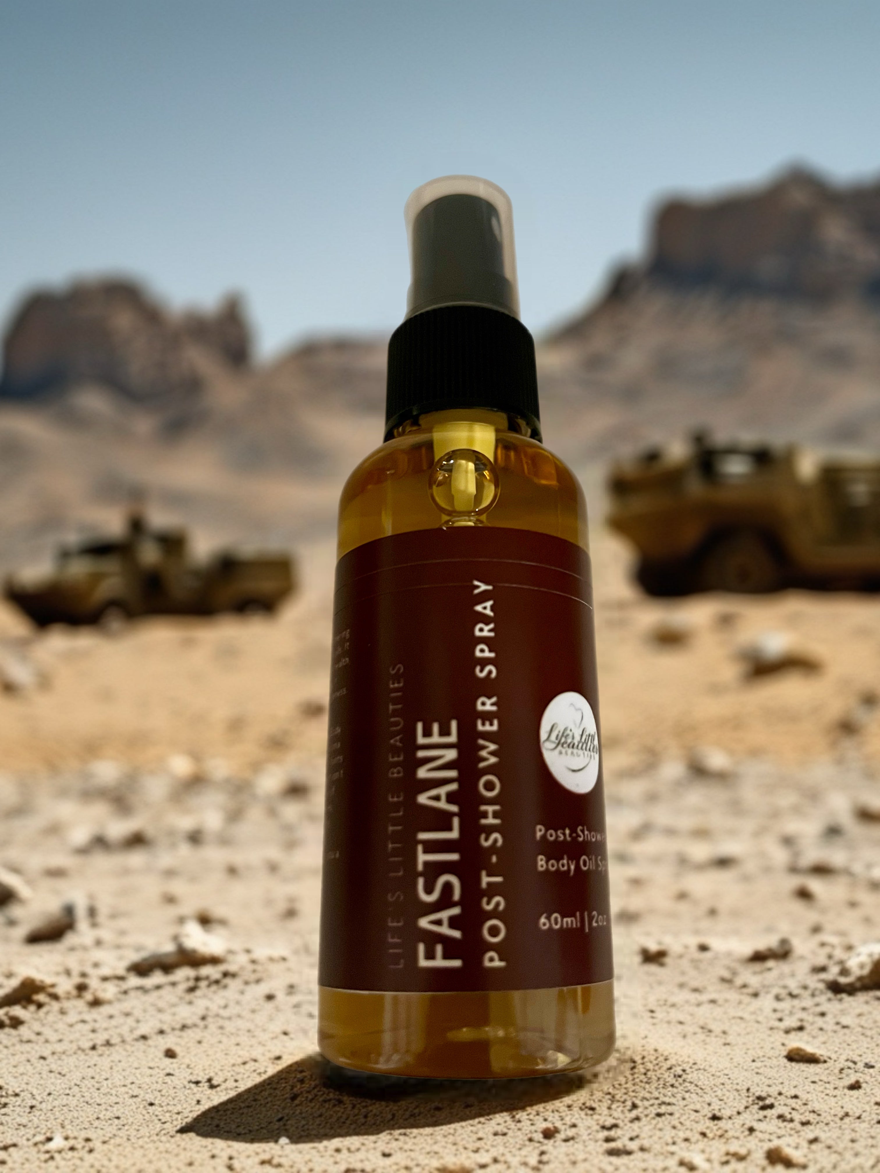 Fastlane Body Oil Spray - Spicy Citrus with Lavender and Sandalwood