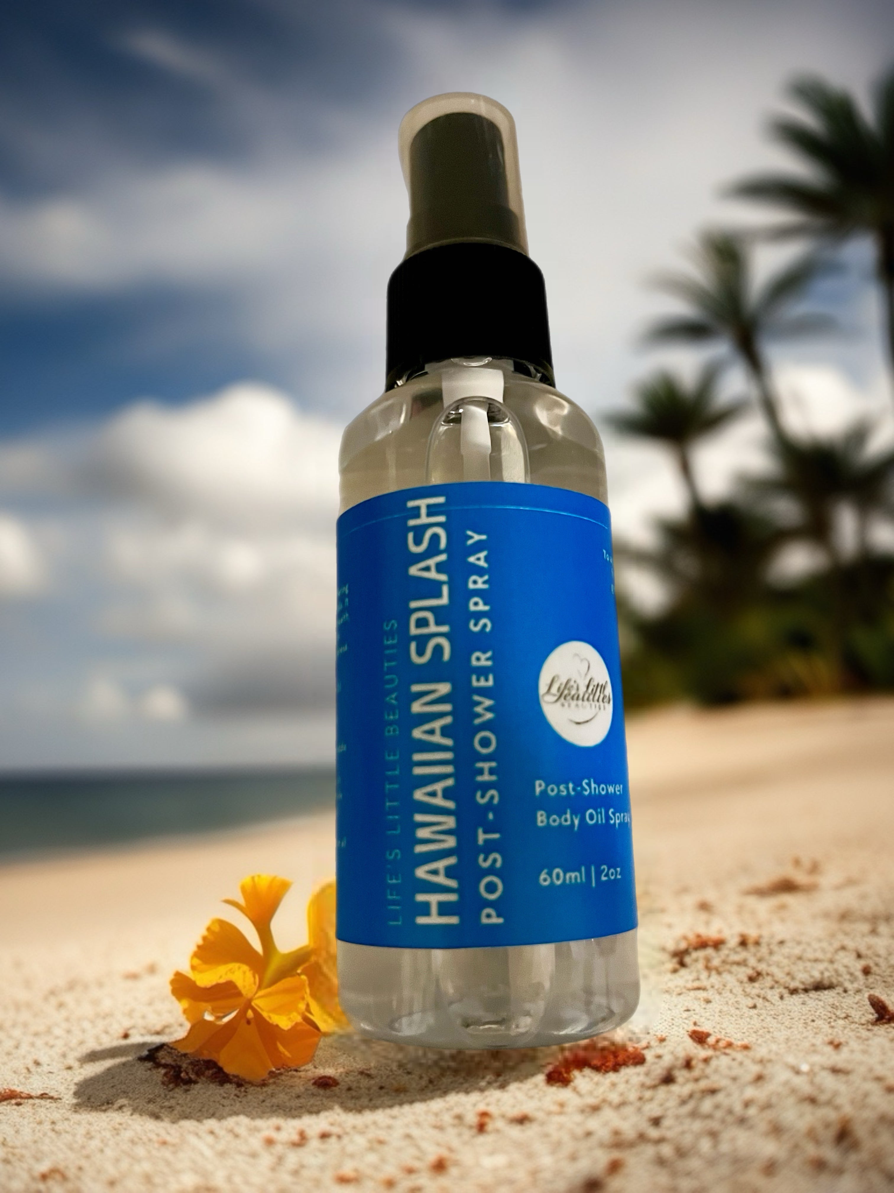 Body Oil Spray: Hawaiian Fruit Blend - Lightweight, Non-Greasy