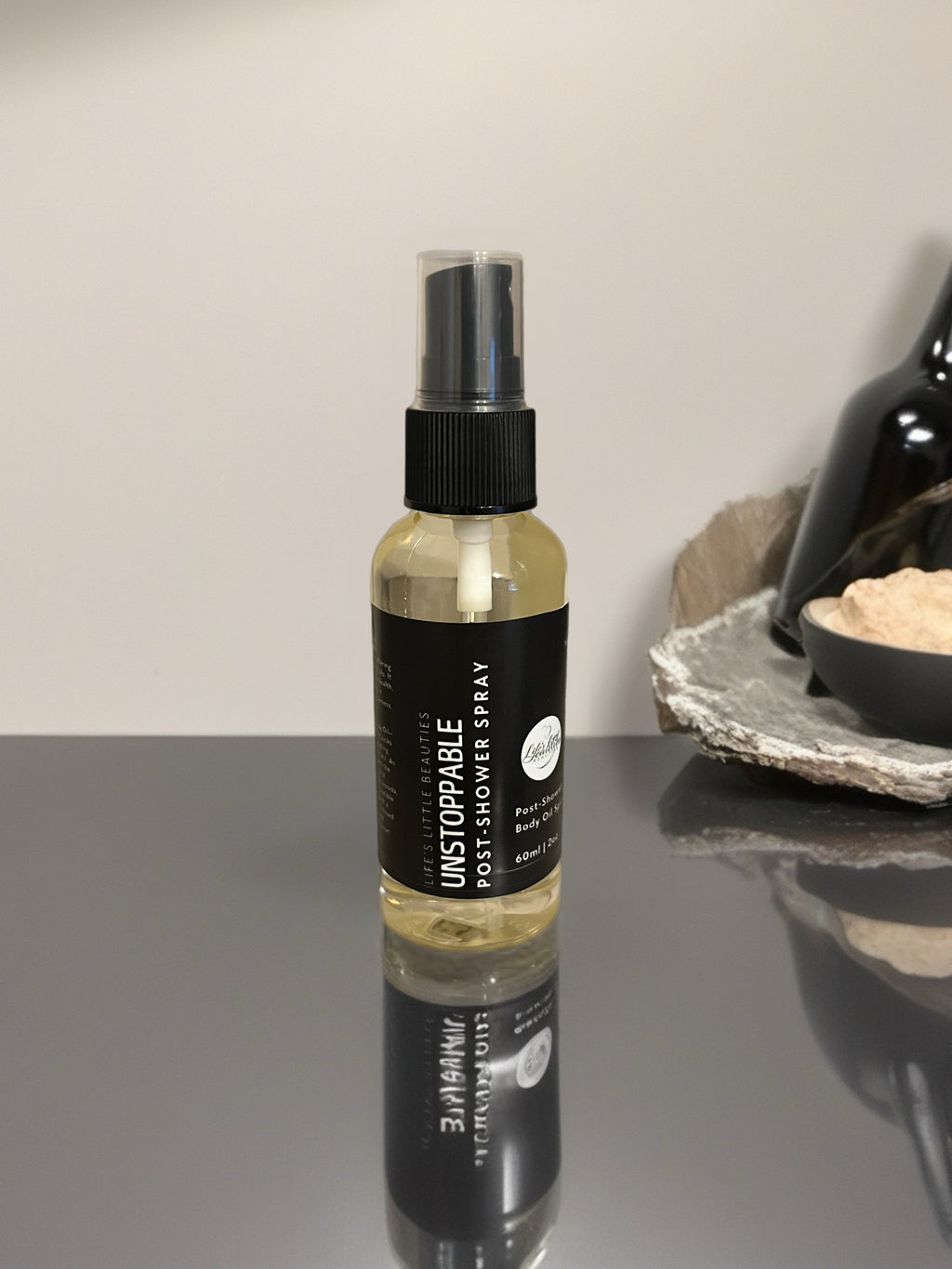 Unstoppable Body Oil Spray, Citrus and Woods (60ml/2oz)