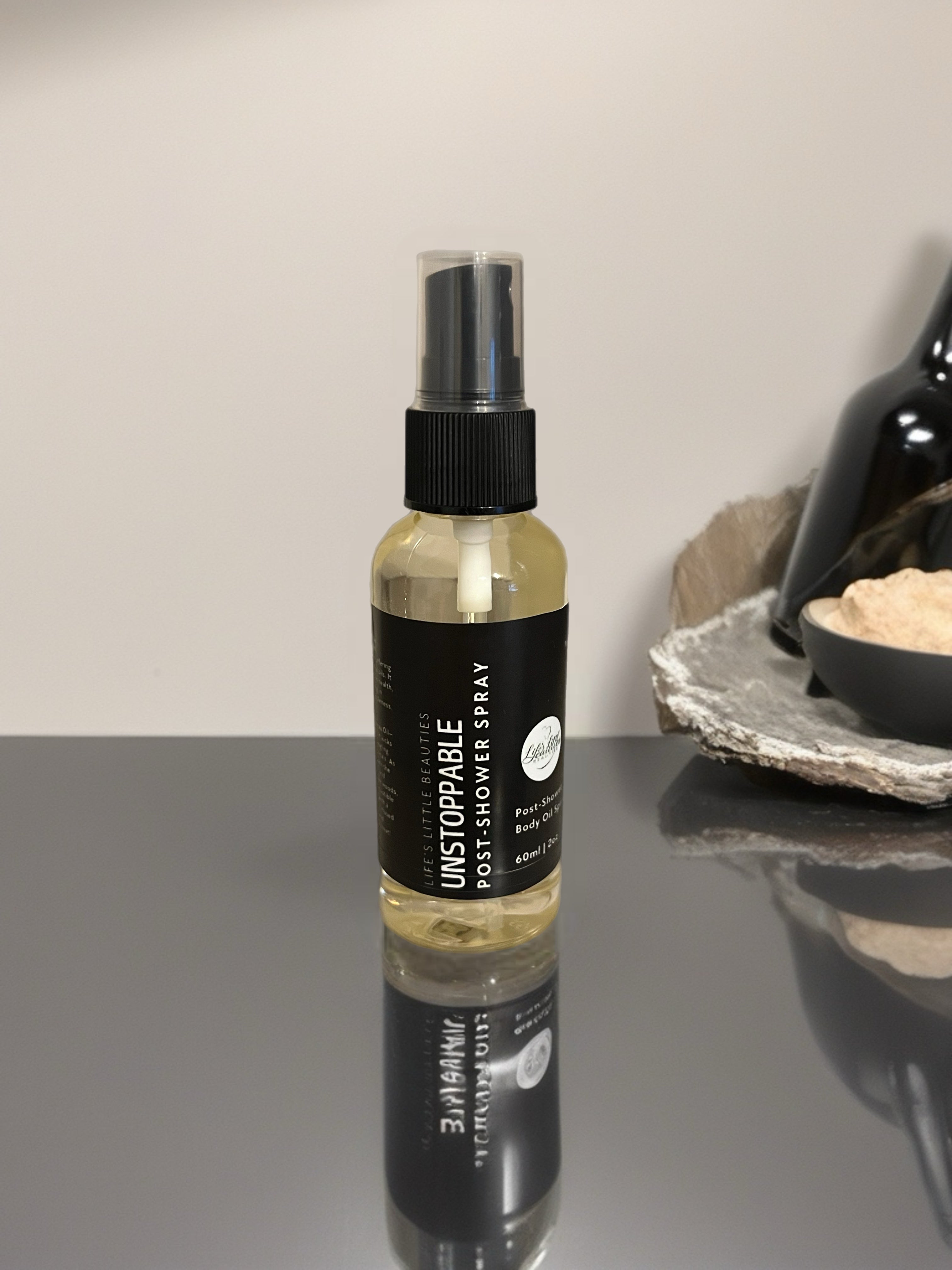 Unstoppable Body Oil Spray, Citrus and Woods (60ml/2oz)
