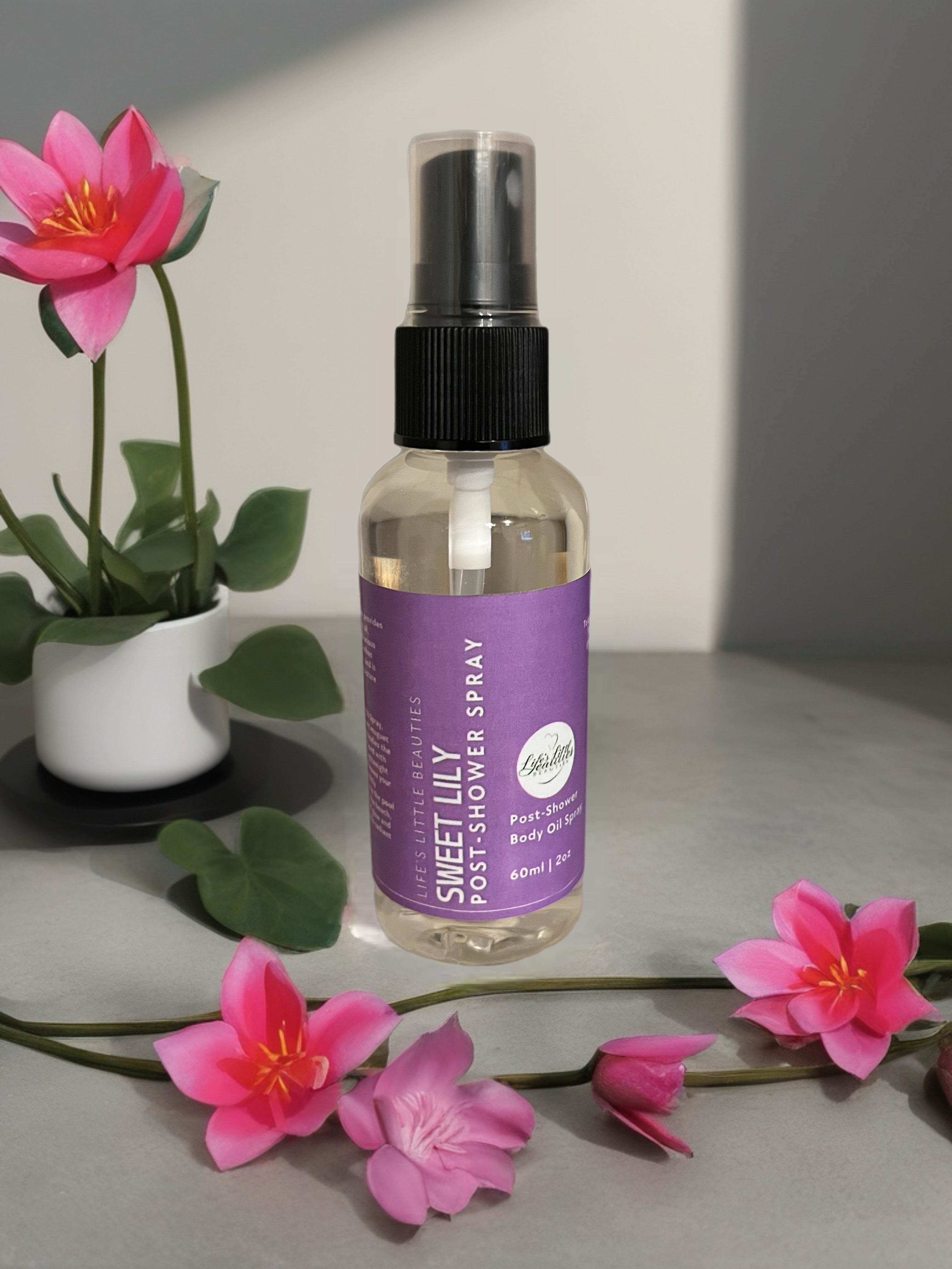 Sweet Lily Body Oil Spray - Refreshing Soft Skin Glow With Muguet De Bois