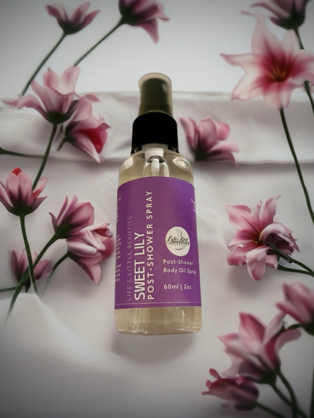 Sweet Lily Body Oil Spray - Refreshing Soft Skin Glow With Muguet De Bois