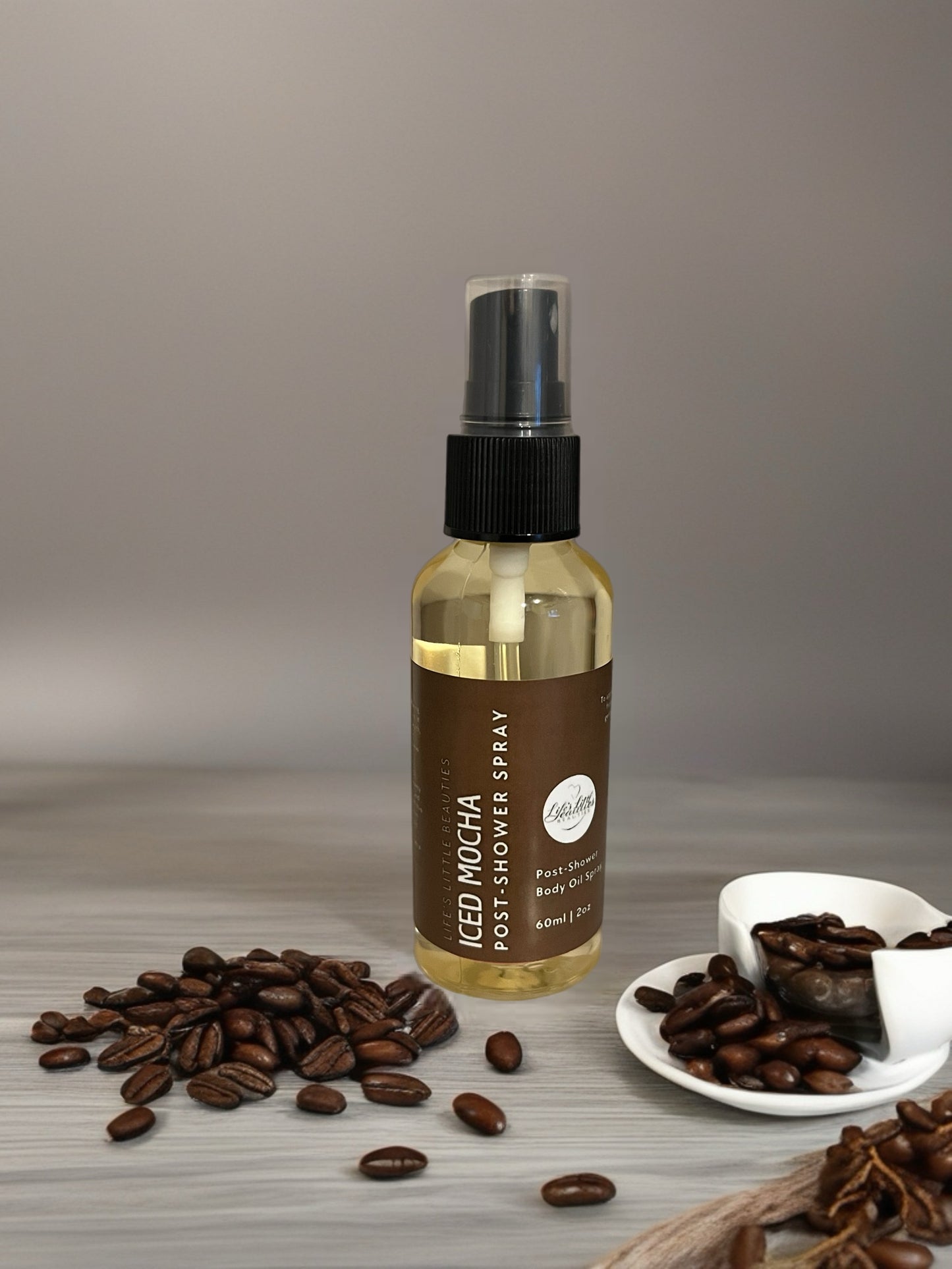 Post-Shower | Iced Mocha Body Oil Spray - 60ml/2oz