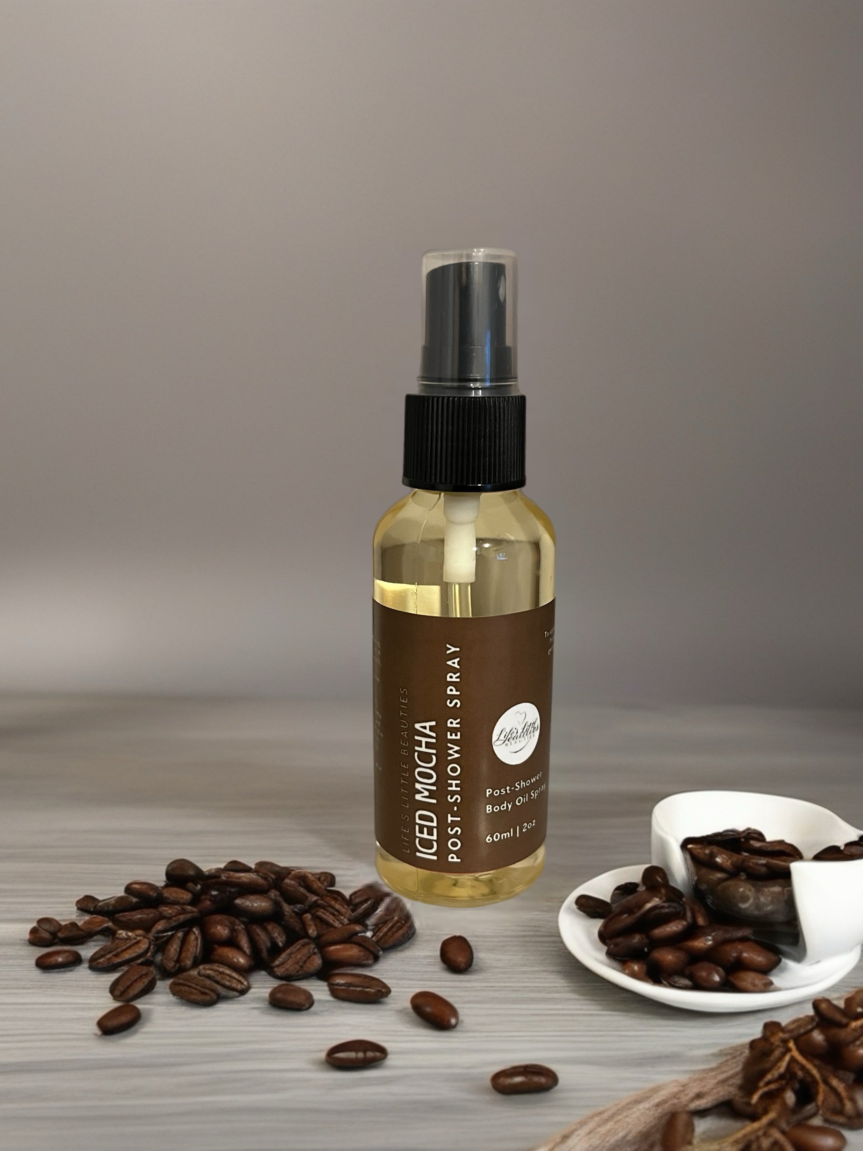 Iced Mocha Body Oil Spray - Creamy Coconut and Coffee Fragrance