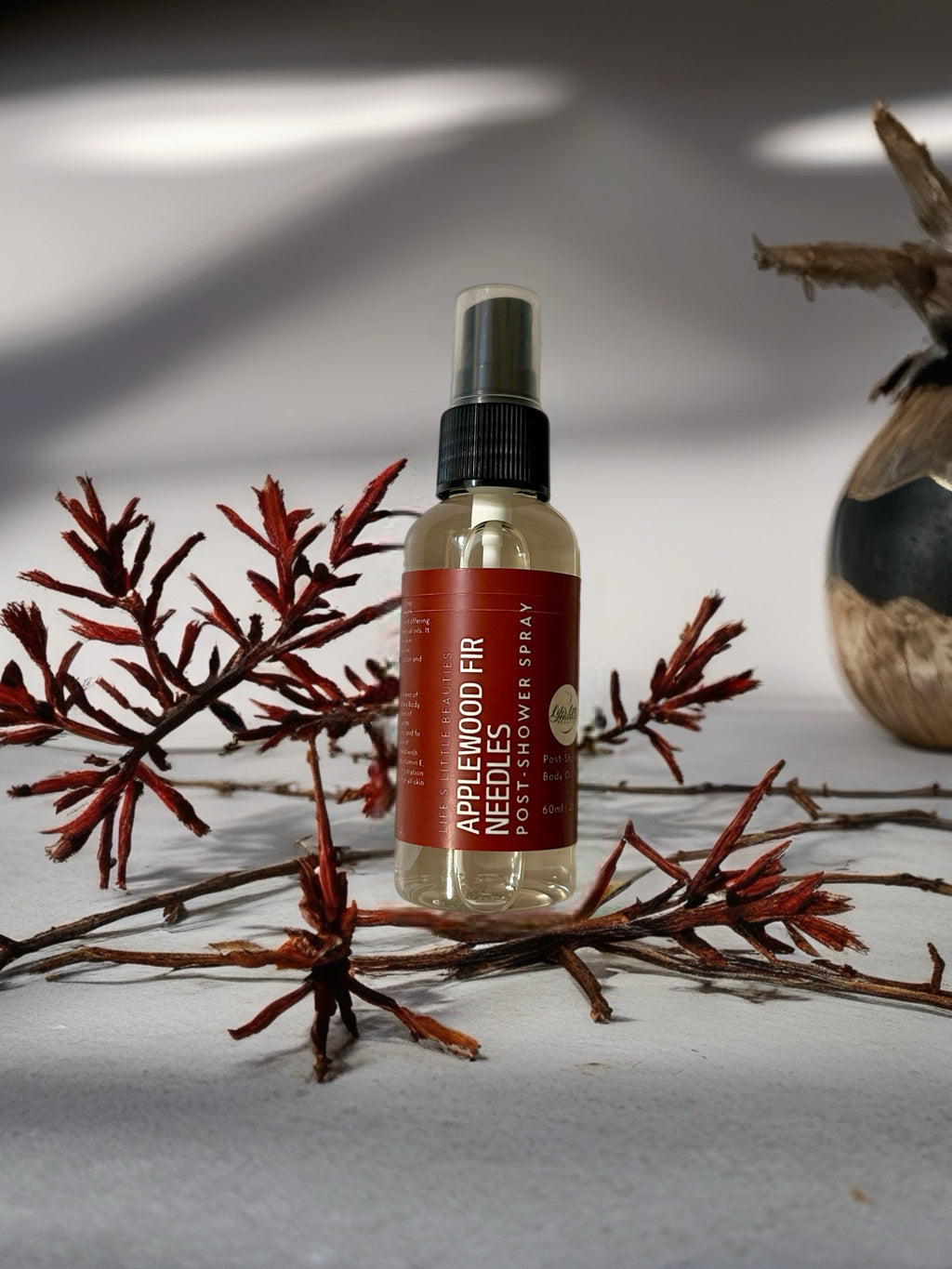 Applewood Fir Body Oil Spray: Hydrating Scented Mist, 2oz