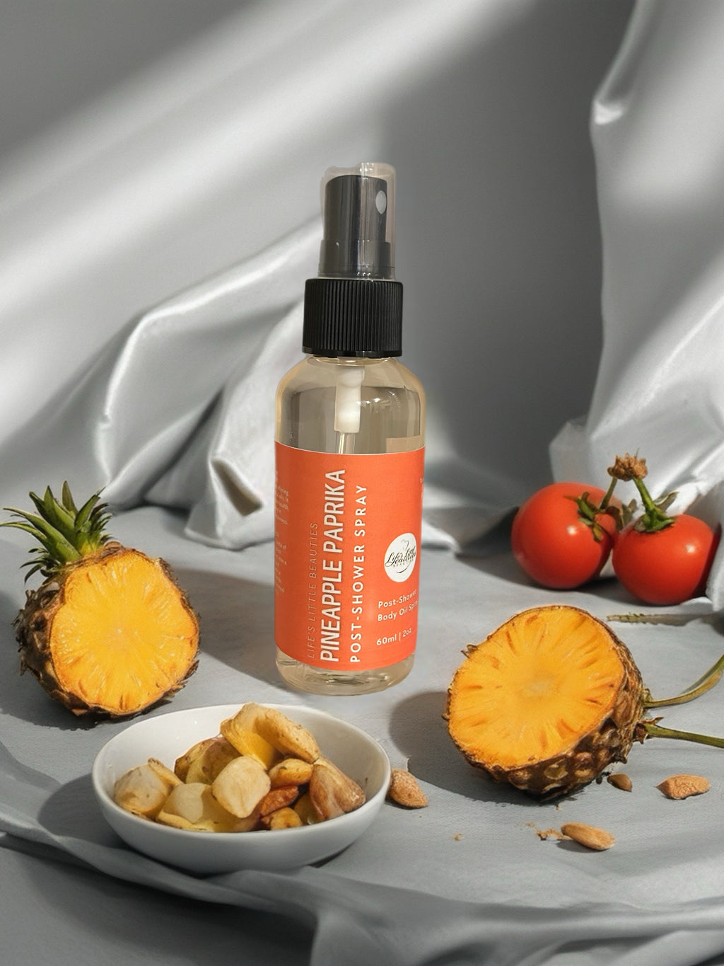 Pineapple Paprika Body Oil Spray: Tropical Fruit & Spice Scent, 2oz