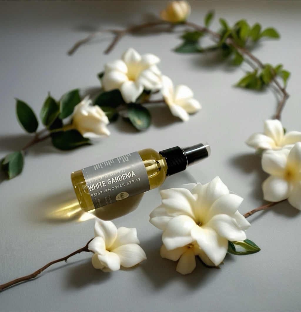 White Gardenia Body Oil Spray: Hydrating Post-Shower Mist