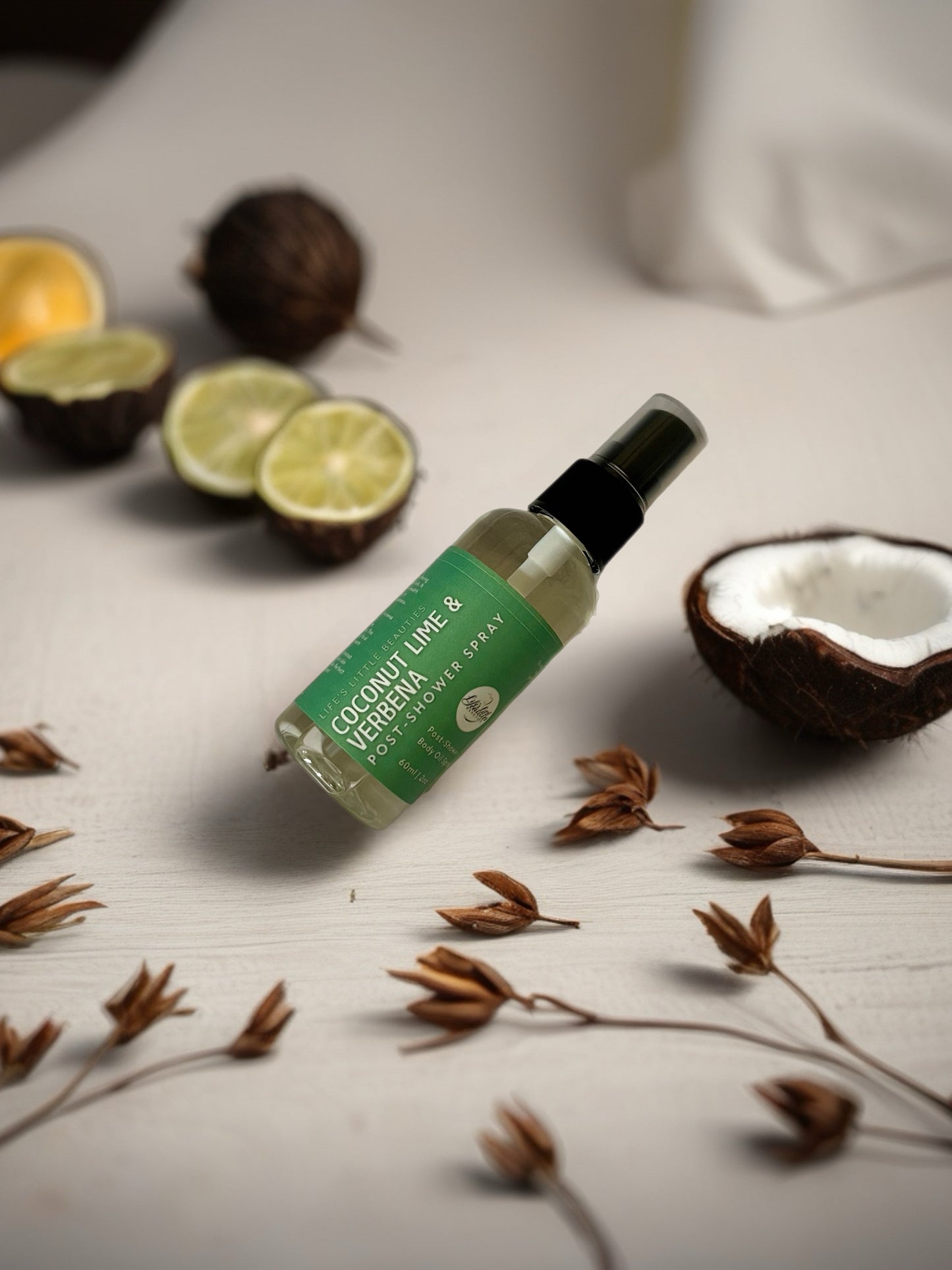 Post-Shower | Coconut Lime & Verbena Body Oil Spray - 60ml/2oz