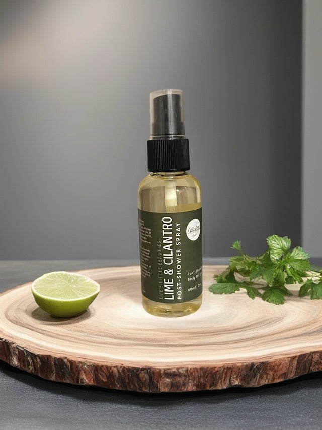 Post-Shower | Lime & Cilantro Body Oil Spray - 60ml/2oz
