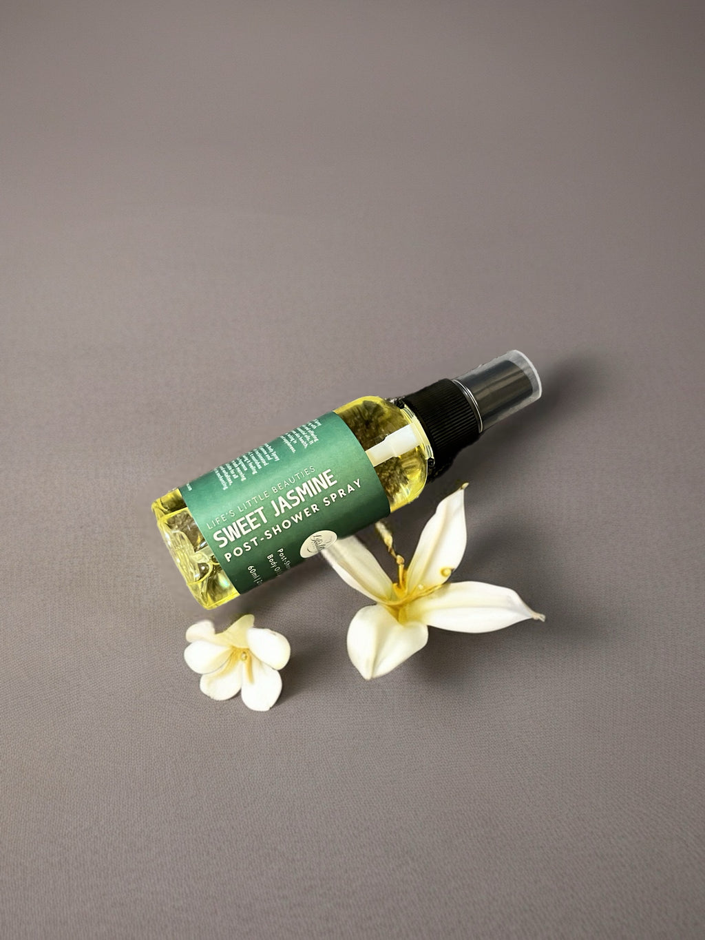 Sweet Jasmine and Rose Body Oil Spray - Lightweight Moisturizer for Soft Hydrated Skin