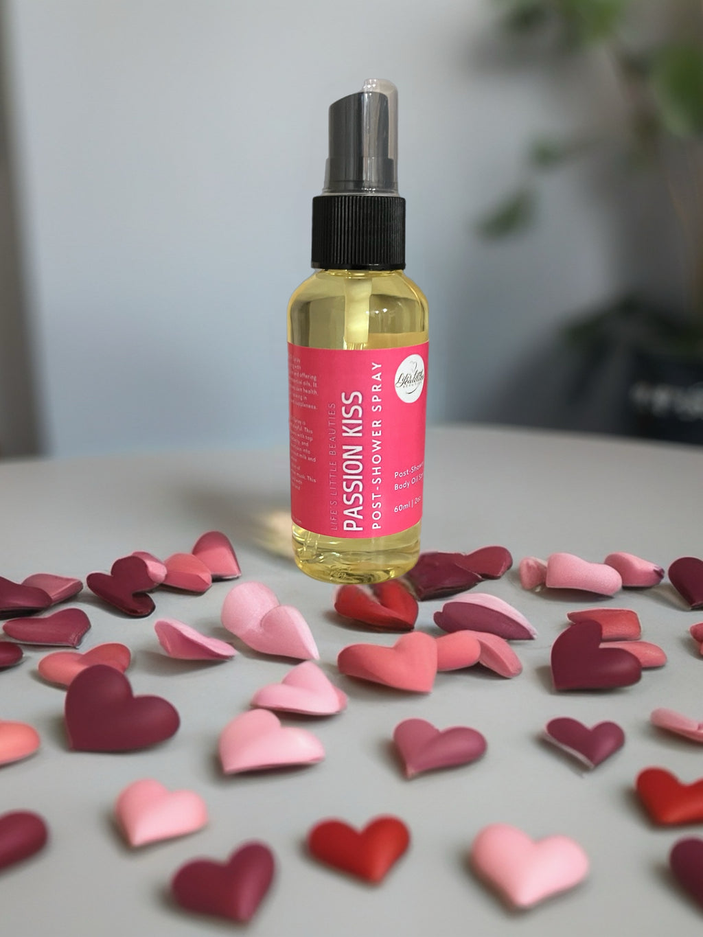 Passion Kiss Body Oil Spray - Raspberry, Coconut & Vanilla Notes