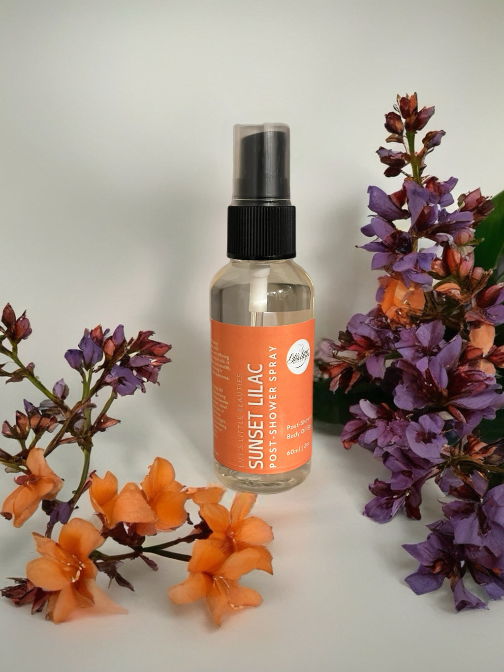 Sunset Lilac Body Oil Spray, Coconut Infused (60ml/2oz)
