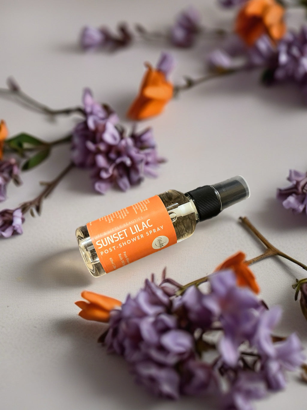 Sunset Lilac Body Oil Spray, Coconut Infused (60ml/2oz)