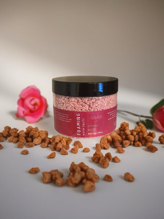 Somali Rose Foaming Bath Salt | 10 Ounces
