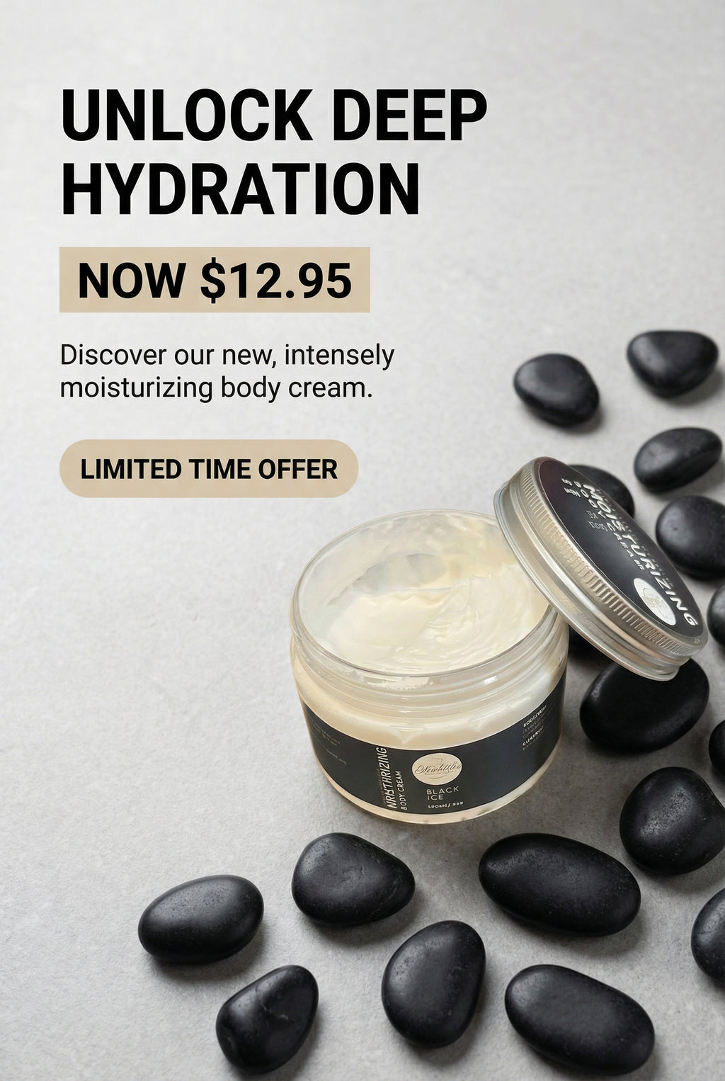 Black Ice Body Cream 4oz