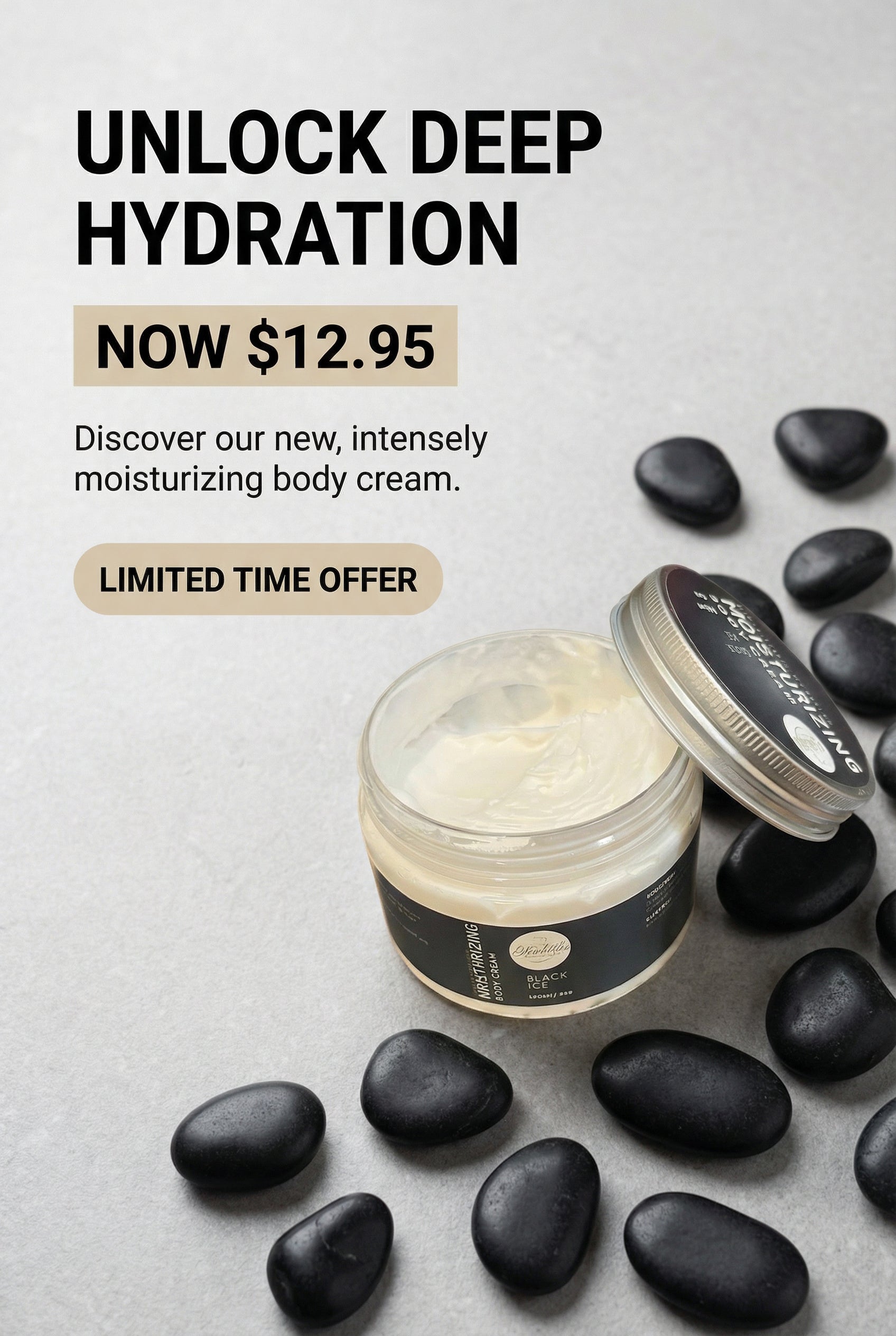 Black Ice Body Cream 4oz