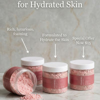 Somali Rose Foaming Bath Salt | 10 Ounces
