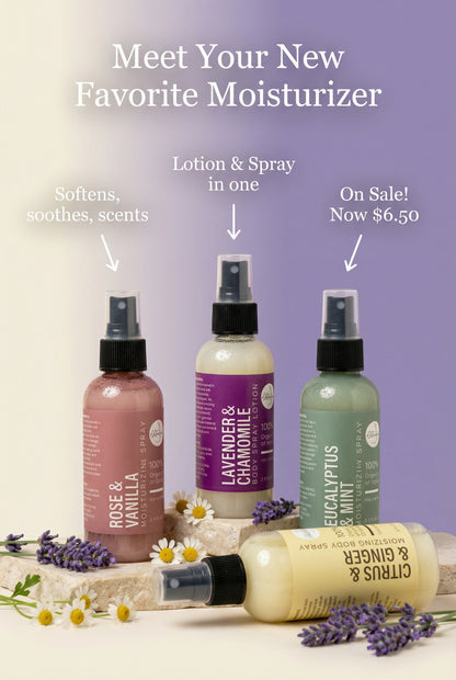 Lavender & Chamomile Moisturizing Body Spray - 60ml | 2oz