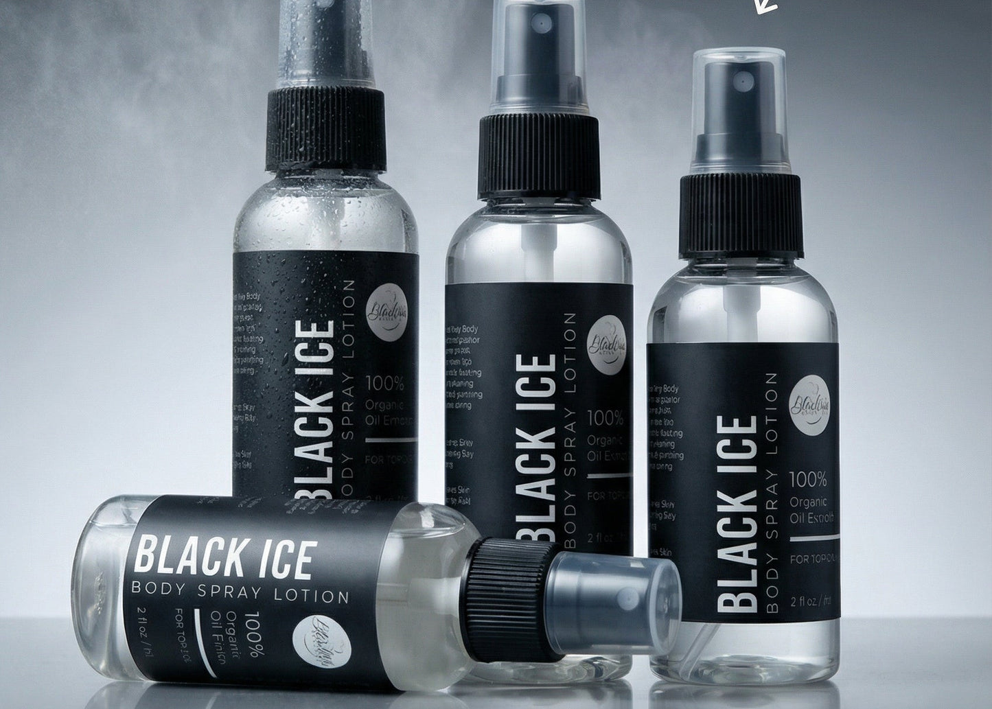 Black Ice Moisturizing Body Spray - 60ml | 2oz