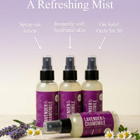 Lavender & Chamomile Moisturizing Body Spray - 60ml | 2oz